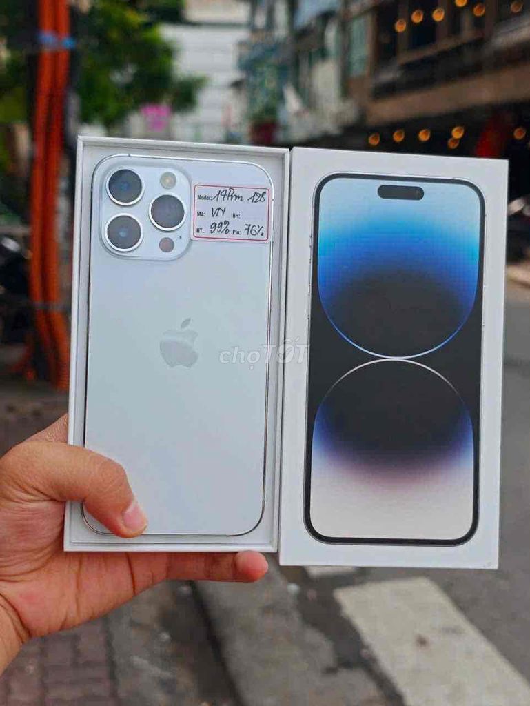 iPhone 14 Pro Max 128GB Trắng 99% Vn Fullbox. Mua bán Điện thoại tại Quận Đống Đa Hà Nội được đăng bởi Quý Hoàng hình 1