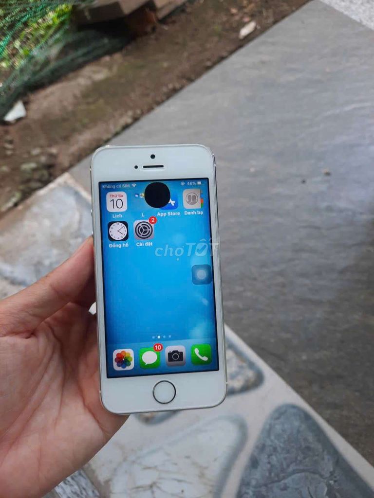 Apple iPhone 5s 64GB Trắng. Mua bán Điện thoại tại Thành phố Thuận An Bình Dương được đăng bởi Ngọc Hà627 hình 1