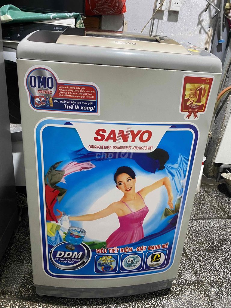 Máy giặt Sanyo 7kg còn tốt giặt vắt êm bán bh6t. Mua bán Máy giặt tại Quận 7 Tp Hồ Chí Minh được đăng bởi Vũ Văn Ngân hình 1