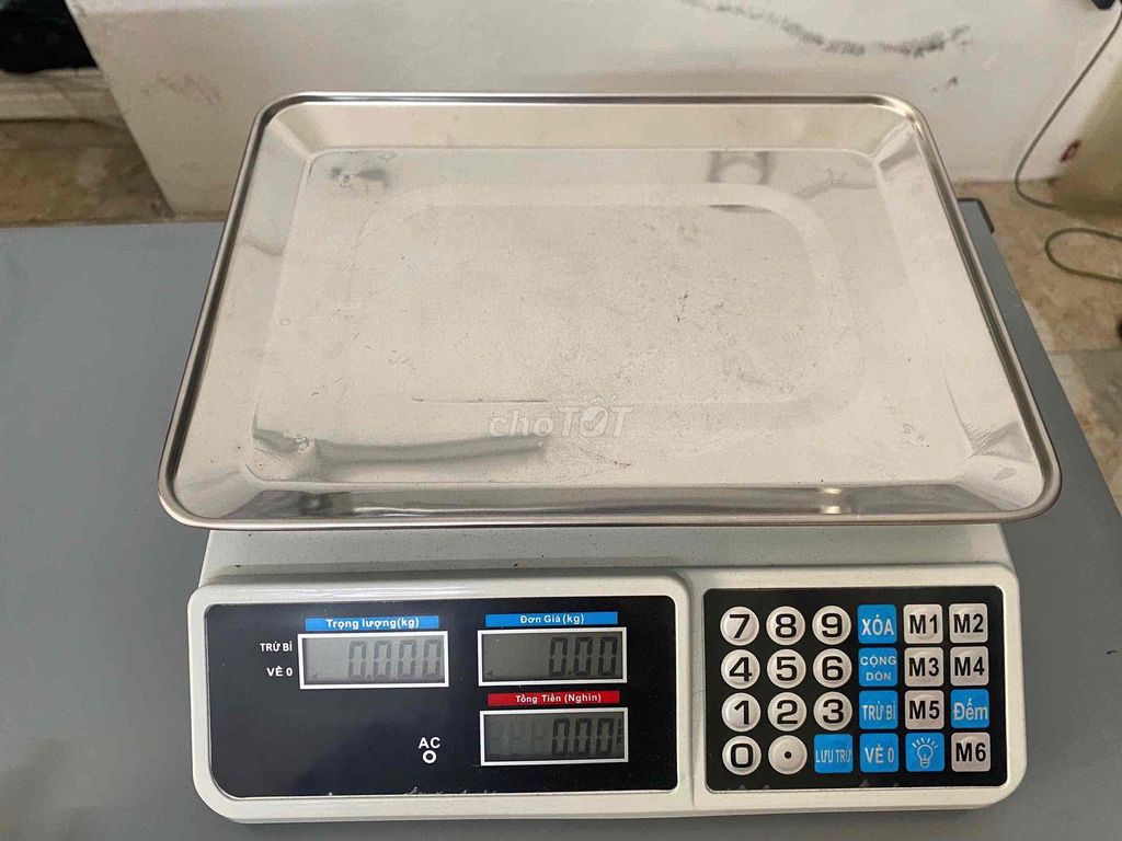 Cân điện tử 40KG Xám Mới. Mua bán Đồ chuyên dụng, Giống nuôi trồng tại Quận Đống Đa Hà Nội được đăng bởi Tiểu Tún hình 1