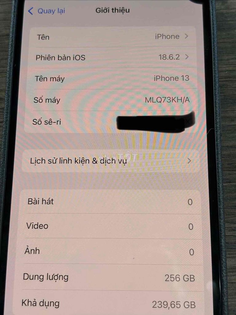 Apple iPhone 13 256GB Trắng 2 sim quốc tế. Mua bán Điện thoại tại Quận Tân Phú Tp Hồ Chí Minh được đăng bởi hoàng Quân hình 1