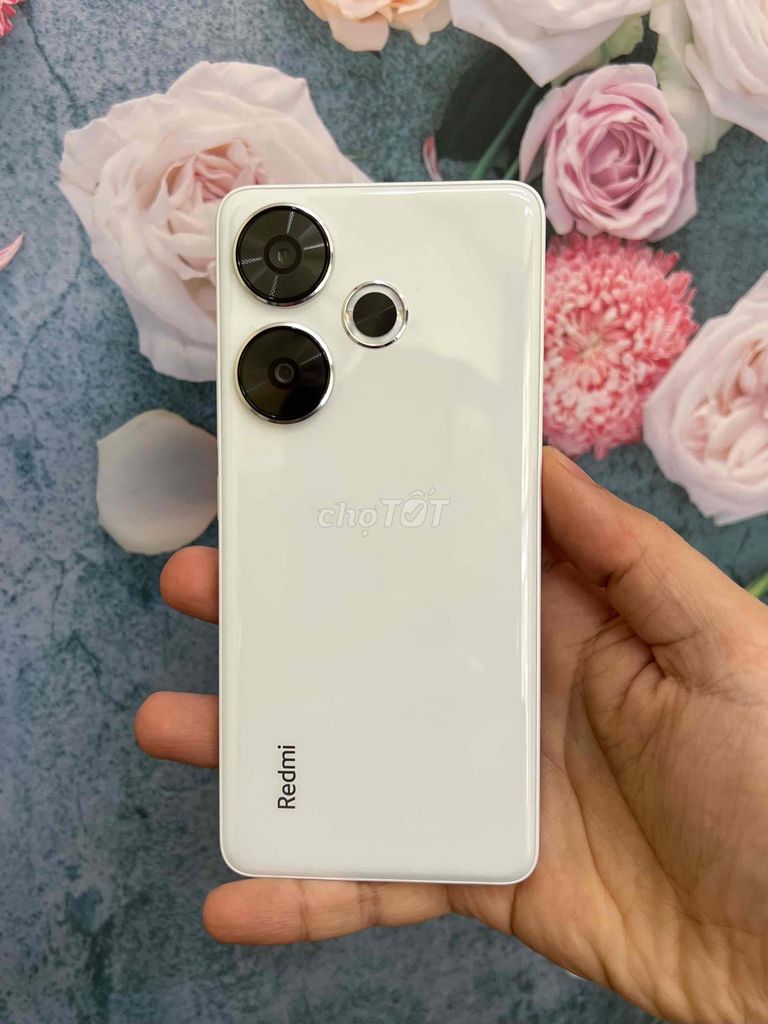 Redmi Turbo 3 trắng 12/256Gb BH 6th có góp