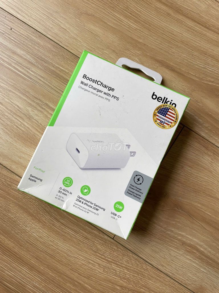 Củ sạc Belkin BoostCharge 25W. Mua bán Phụ kiện (Màn hình, Chuột...) tại Thành phố Thủ Đức Tp Hồ Chí Minh được đăng bởi Duc Trung Pham hình 1