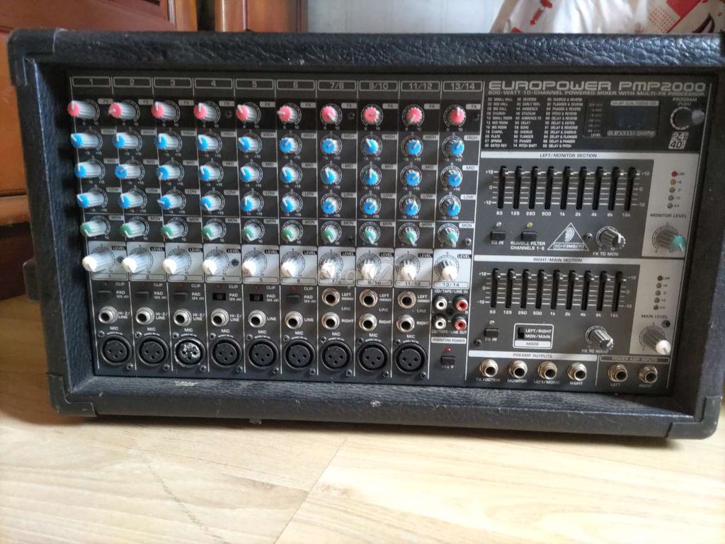 Mixer liền công suất Behringer PMP2000D Đen. Mua bán Tivi, Âm thanh tại Quận 7 Tp Hồ Chí Minh được đăng bởi Hue Tran hình 1