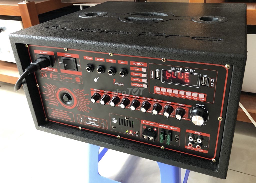 Công suất 300W KaraOke Echo Reverb cho loa 3-4 tấc