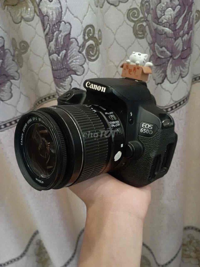 Canon 650D + Lens Kit. Mua bán Máy ảnh, Máy quay tại Thành phố Biên Hòa Đồng Nai được đăng bởi TranLong hình 1