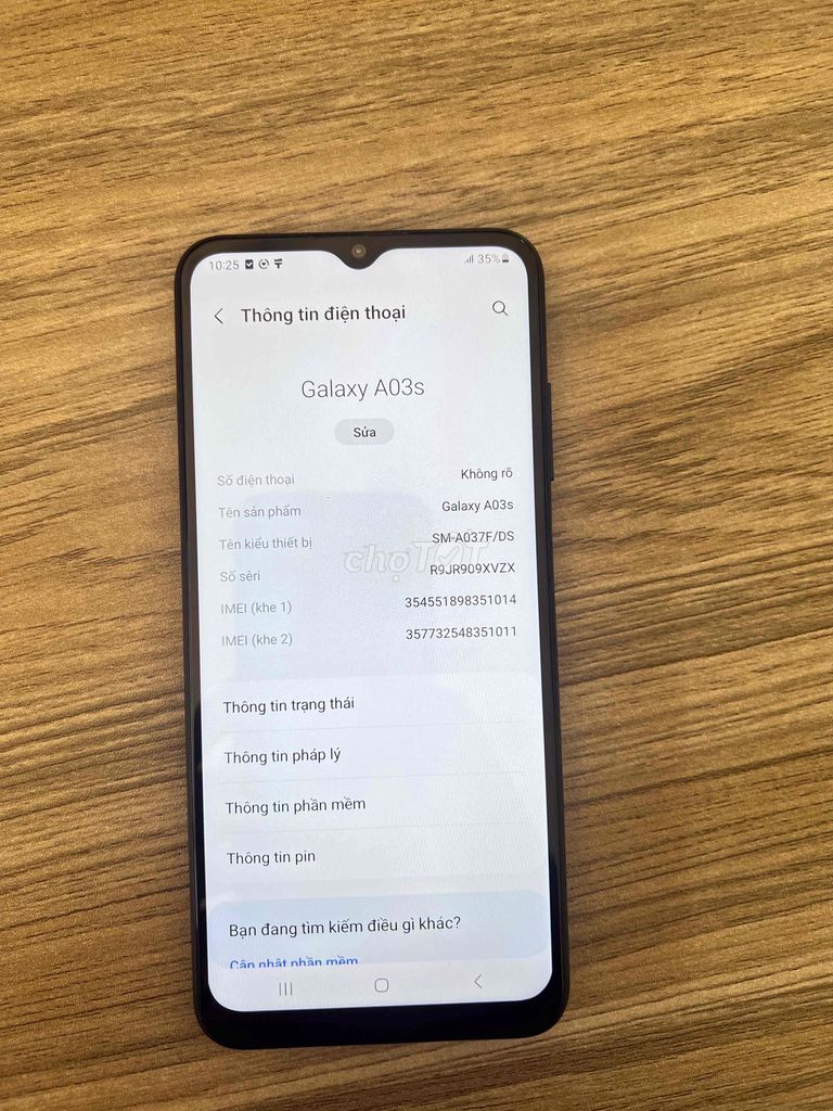 Samsung Galaxy A03s 4GB/64GB Đen. Mua bán Điện thoại tại Huyện Hớn Quản Bình Phước được đăng bởi bình yên hình 1