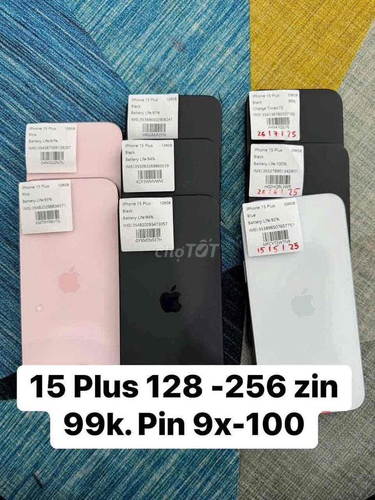 IPHONE 15 PLUS 128G/ 256G  ZIN ALL. Mua bán Điện thoại tại Quận Cầu Giấy Hà Nội được đăng bởi CỬA HÀNG TP MOBILE IPHONE ZIN GIÁ RẺ HN hình 3