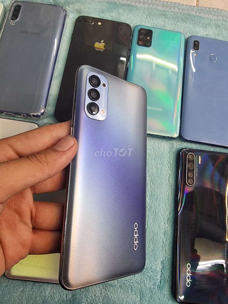 Oppo Reno 4 8GB/128GB Tím Đã dùng. Mua bán Điện thoại tại Quận Bình Tân Tp Hồ Chí Minh được đăng bởi Sang hình 1
