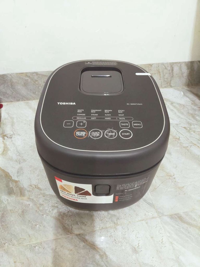 Nồi cơm điện tử Toshiba 1.8 lít, sx ở Thái Lan. Mua bán Bếp, lò, đồ điện nhà bếp tại Quận Cẩm Lệ Đà Nẵng được đăng bởi Bùi Văn Thái  hình 1