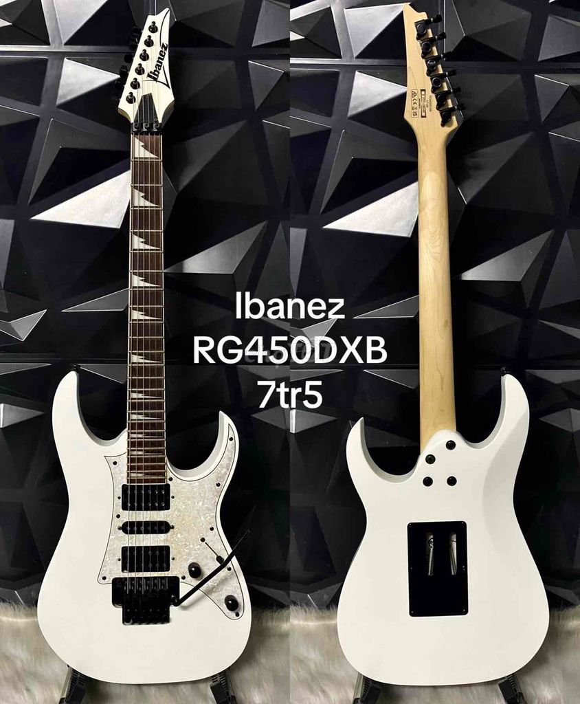 Đàn guitar điện Ibanez RG450DXB Trắng. Mua bán Nhạc cụ tại Thành phố Thủ Đức Tp Hồ Chí Minh được đăng bởi Nhạc cụ Vũ Ân hình 1