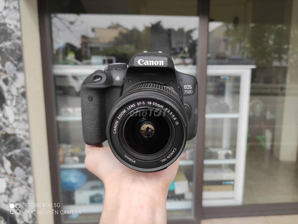 Máy ảnh Canon 750D kèm lens 18-55mm. Mua bán Máy ảnh, Máy quay tại Huyện Thường Tín Hà Nội được đăng bởi Thu mua điện thoại máy ảnh máy tính hình 1