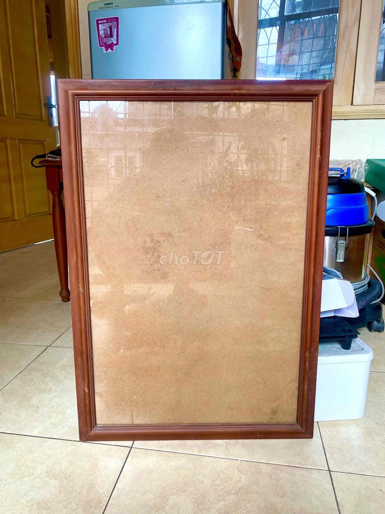 Khung tranh gỗ kính 50x73.5cm. Mua bán Cây cảnh, đồ trang trí tại Quận Ba Đình Hà Nội được đăng bởi Cấn Bảo An hình 1
