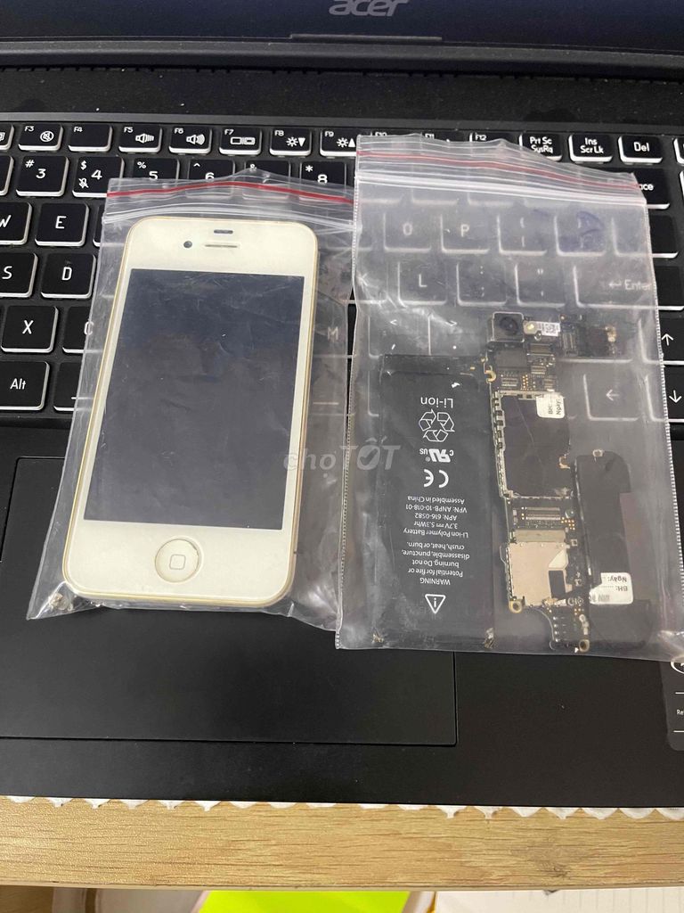 Xác rỗng iPhone 4S kèm linh kiện. Mua bán Điện thoại tại Quận 11 Tp Hồ Chí Minh được đăng bởi K Tech hình 1