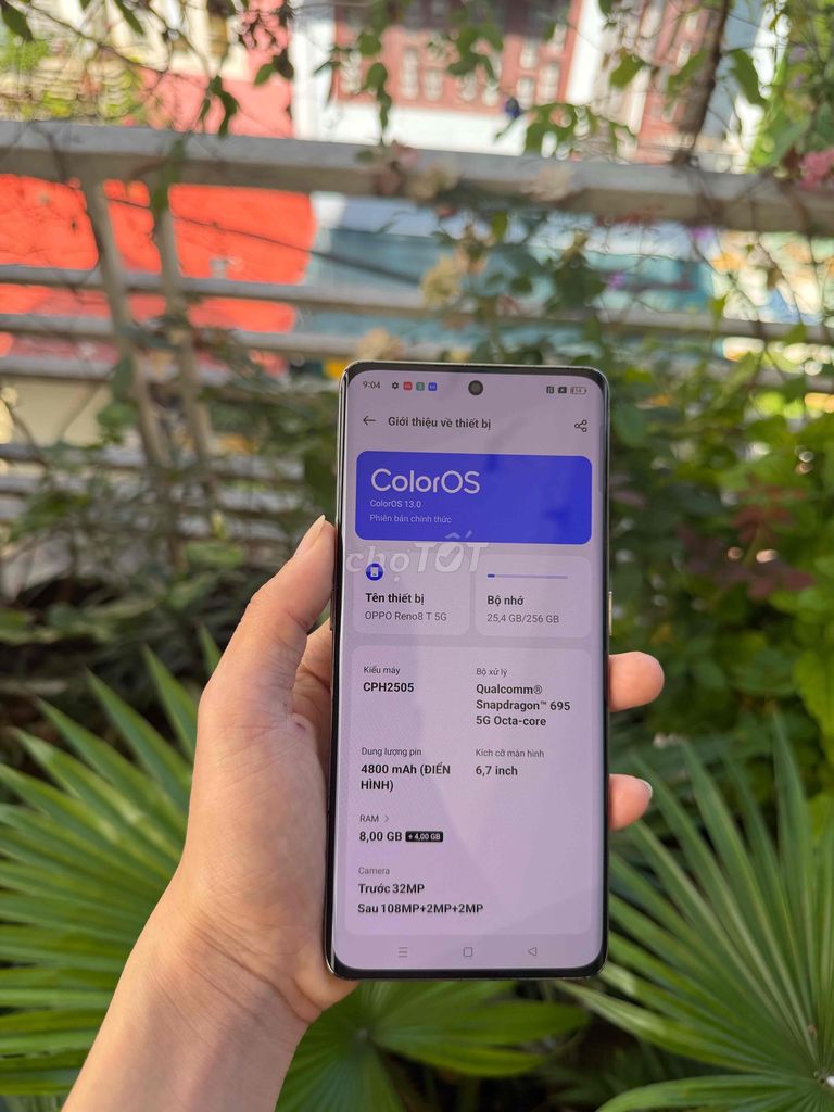 Oppo Reno8 T 5G ram8/256gb full chức năng máy đẹp. Mua bán Điện thoại tại Thành phố Thủ Đức Tp Hồ Chí Minh được đăng bởi Nguyễn Duy hình 1