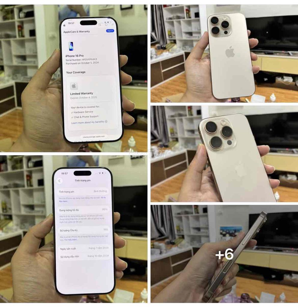 iPhone 16 Pro 128Gb Titan Sa mạc NEW APPLE 2026. Mua bán Điện thoại tại Quận Hà Đông Hà Nội được đăng bởi iStock Hà Nội Zin Đẹp Chất hình 1