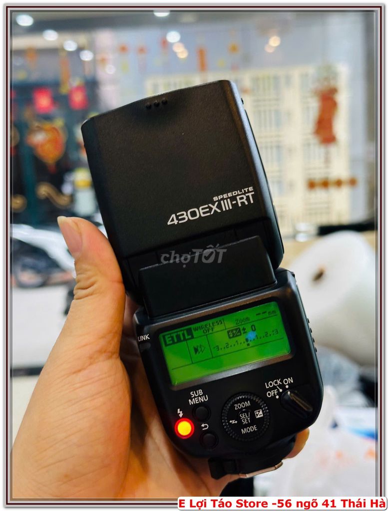 Đèn Flash Canon 430EX III RT Đen Như mới. Mua bán Máy ảnh, Máy quay tại Quận Đống Đa Hà Nội được đăng bởi Nguyễn Tiến Lợi hình 1