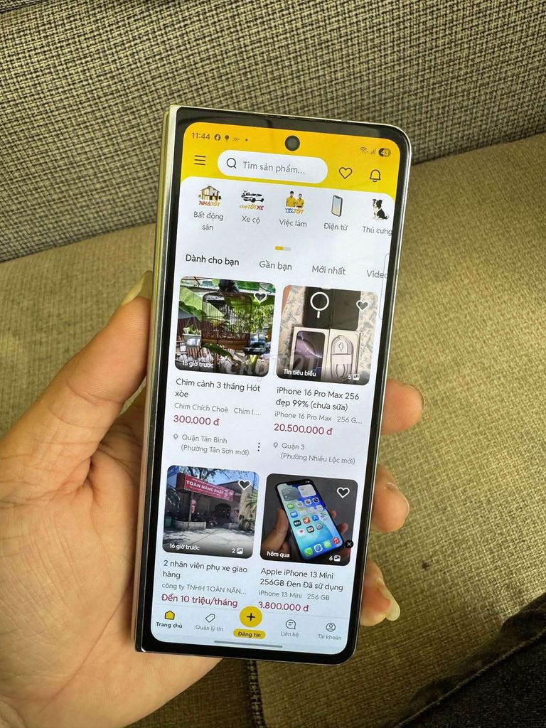 Samsung Galaxy Z Fold5 512GB Bạc. Mua bán Điện thoại tại Quận Nam Từ Liêm Hà Nội được đăng bởi Bách hình 1