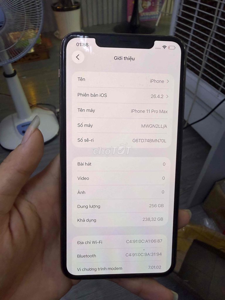 Apple iPhone 11 Pro Max 256GB Vàng. Mua bán Điện thoại tại Thị xã Tân Uyên Bình Dương được đăng bởi thuận  hình 1