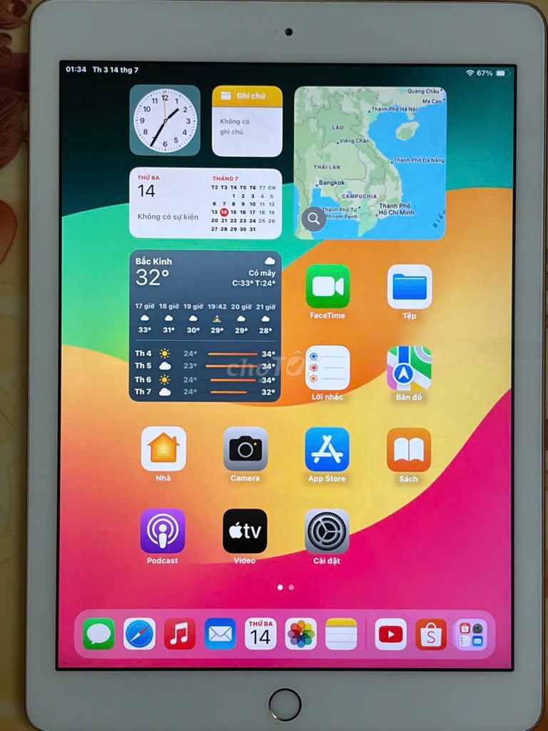 Apple iPad Gen 6 32GB Bạc. Mua bán Máy tính bảng tại Quận Hải Châu Đà Nẵng được đăng bởi Trường Giang  hình 1