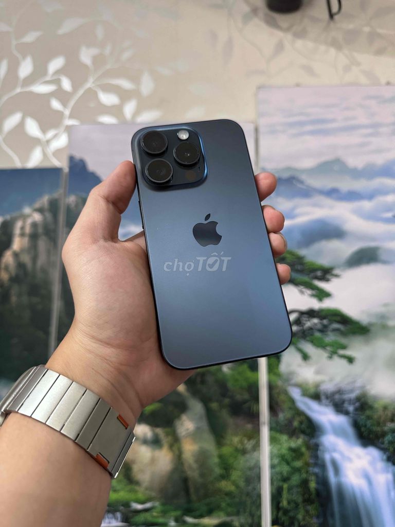 iPhone 15 Pro Quốc Tế Bản Có Khe 128GB Xanh Dương