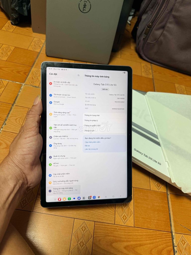Samsung Galaxy Tab S10 Lite 5G 128GB BH 03-2027. Mua bán Máy tính bảng tại Quận 6 Tp Hồ Chí Minh được đăng bởi Ryan Huynh hình 1