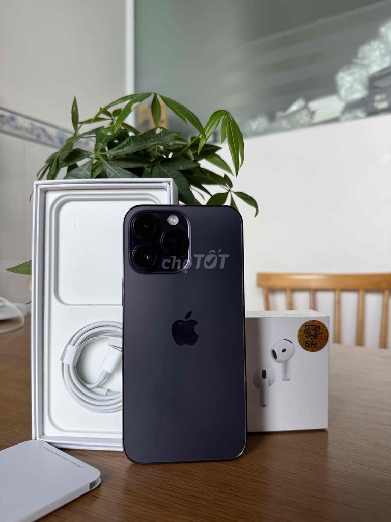 iPhone 14 Pro Max 256GB Tím ll/a keng dùng 2esim. Mua bán Điện thoại tại Quận Ninh Kiều Cần Thơ được đăng bởi Khải mobile hình 1