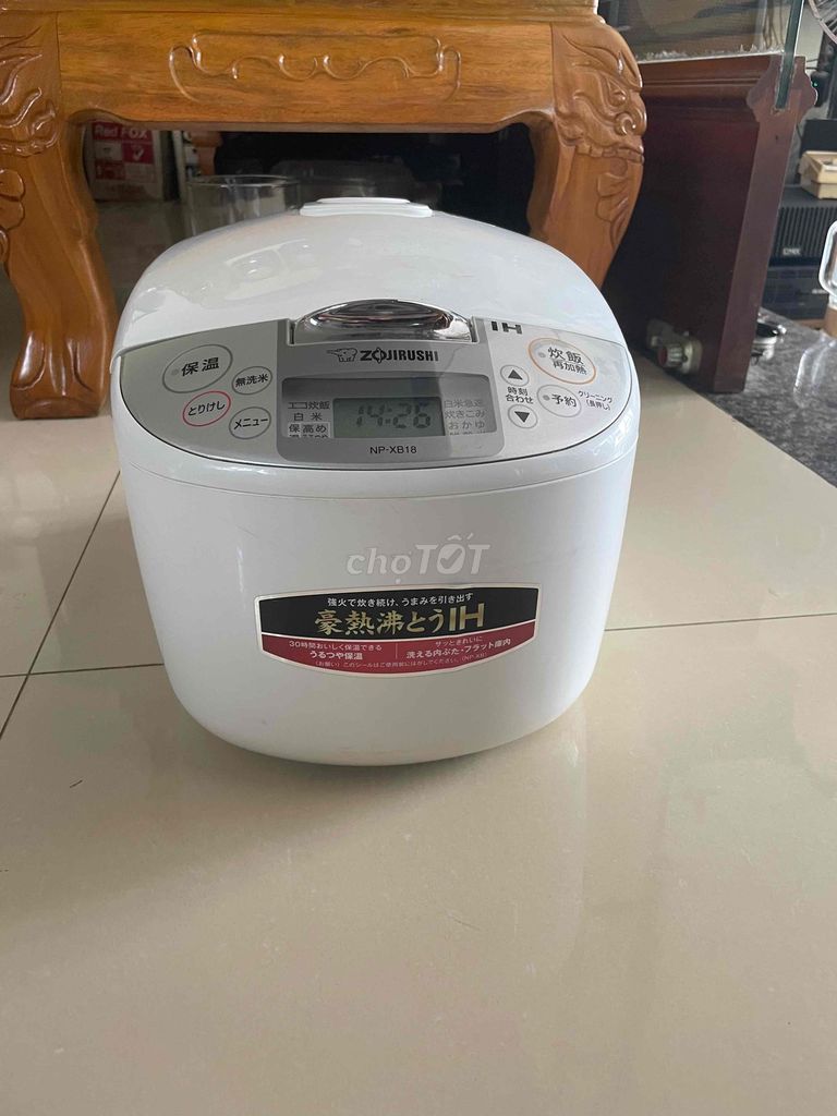 Nồi cơm điện ZOJIRUSHI 1,8 lit hàng Nhật điện 100V. Mua bán Bếp, lò, đồ điện nhà bếp tại Huyện An Lão Hải Phòng được đăng bởi MẠNH CƯỜNG hình 1
