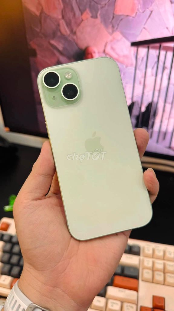 Apple iPhone 15 128GB Xanh Lá Đã sử dụng. Mua bán Điện thoại tại Quận Tân Bình Tp Hồ Chí Minh được đăng bởi Hội Đồ Điện Tử hình 1