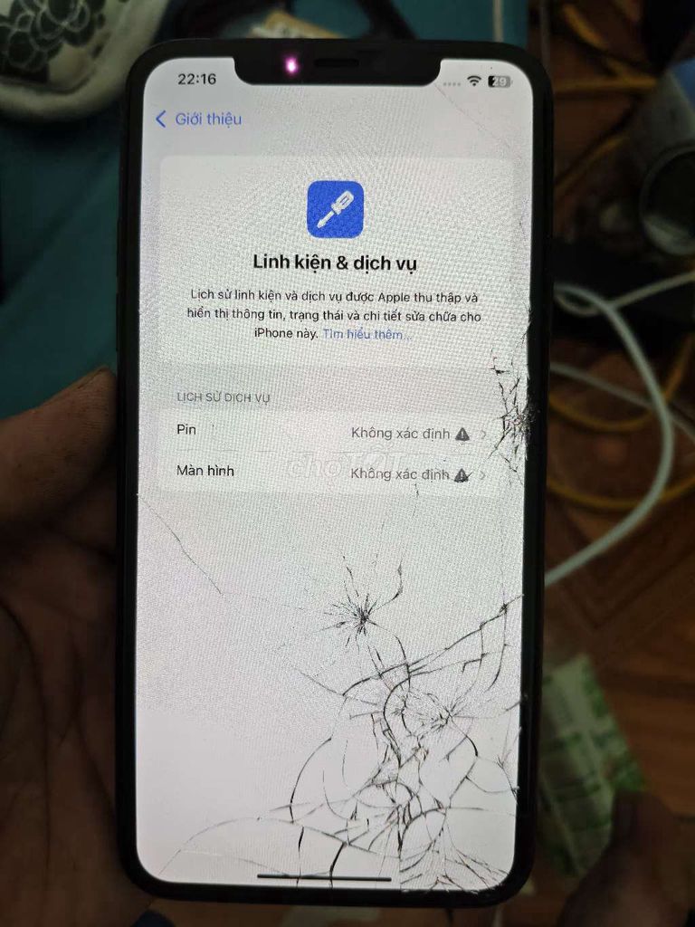 Iphone 11Pro Max nứt kính full chức năng