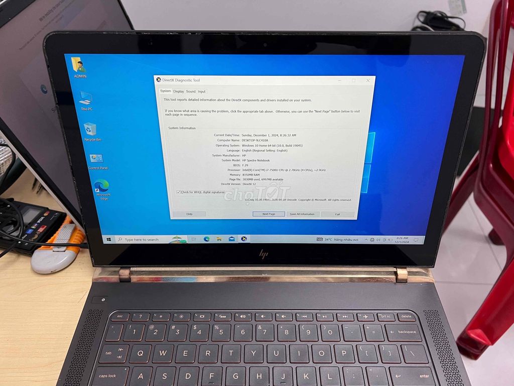 Hp Spectre 13 Vỏ nhôm Sieu Mõng i7 8g 512g ng zin. Mua bán Laptop tại Quận 6 Tp Hồ Chí Minh được đăng bởi Chuyên mua bán điện thoại laptop hình 1