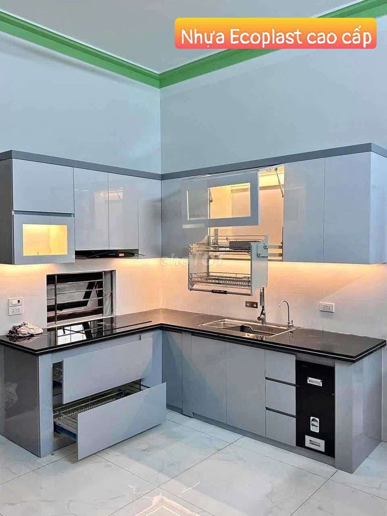 TỦ BẾP CAO CẤP NHỰA ECOPLAST. Mua bán Tủ, kệ gia đình tại Quận 3 Tp Hồ Chí Minh được đăng bởi Nội Thất Phúc Trường An hình 1