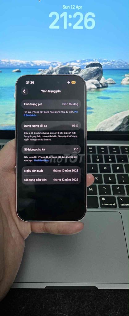 Apple iPhone 15 128GB Hồng. Mua bán Điện thoại tại Quận Cầu Giấy Hà Nội được đăng bởi quang hình 1