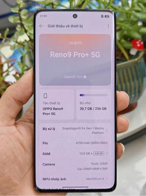 Oppo reno 9 pro plus. Mua bán Điện thoại tại Huyện Tân Yên Bắc Giang được đăng bởi Nguyễn Văn Đăng