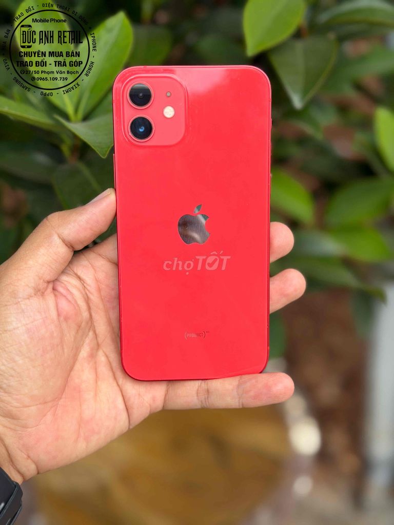 Apple iPhone 12 64GB Đỏ. Mua bán Điện thoại tại Thành phố Buôn Ma Thuột Đắk Lắk được đăng bởi Đức Anh Retail hình 1