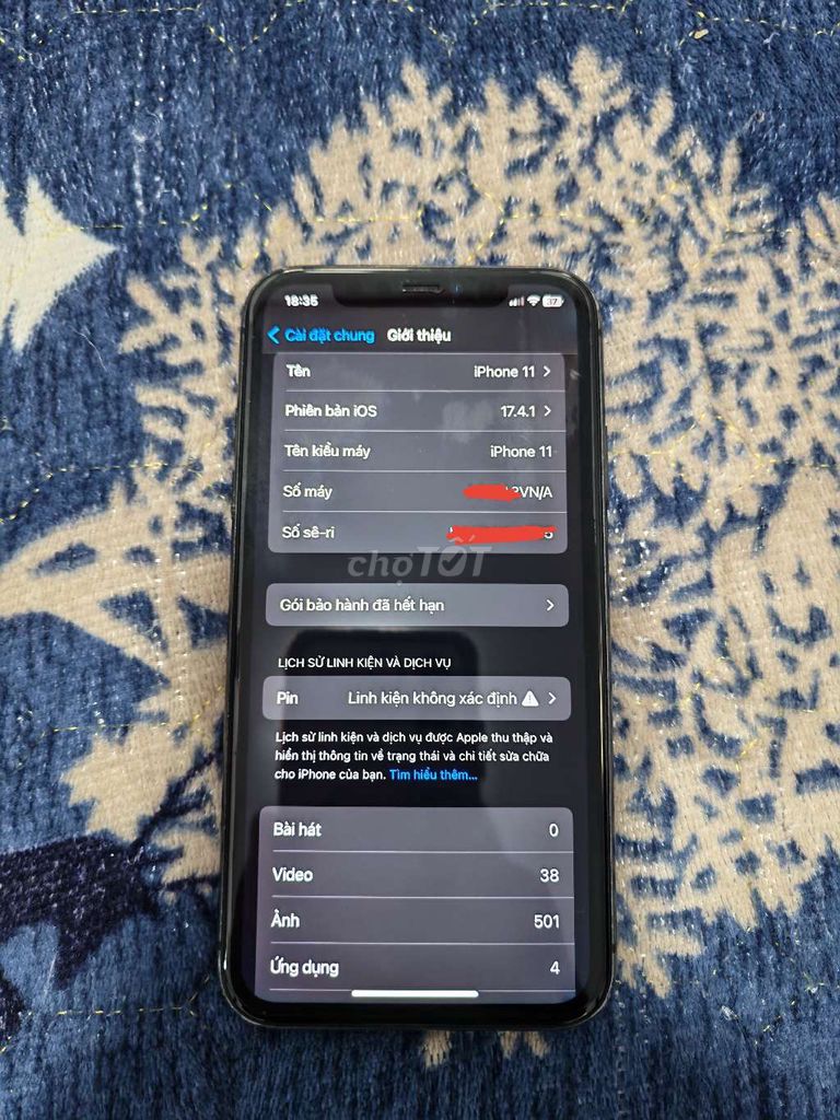 Apple iPhone 11 Đen Đã qua sử dụng. Mua bán Điện thoại tại Quận Kiến An Hải Phòng được đăng bởi Duy Kiên hình 1