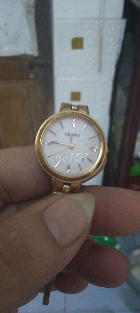 Đồng hồ Orient Nữ Vàng Thép không gỉ. Mua bán Đồng hồ tại Quận Bắc Từ Liêm Hà Nội được đăng bởi nguyễn đức hình 1
