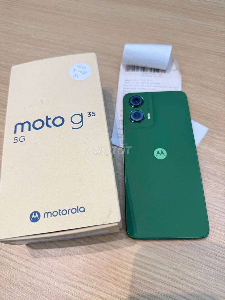 Motorola Moto G35 5G 128GB Xanh lá 4GB. Mua bán Điện thoại tại Quận Gò Vấp Tp Hồ Chí Minh được đăng bởi Văn Minh hình 1