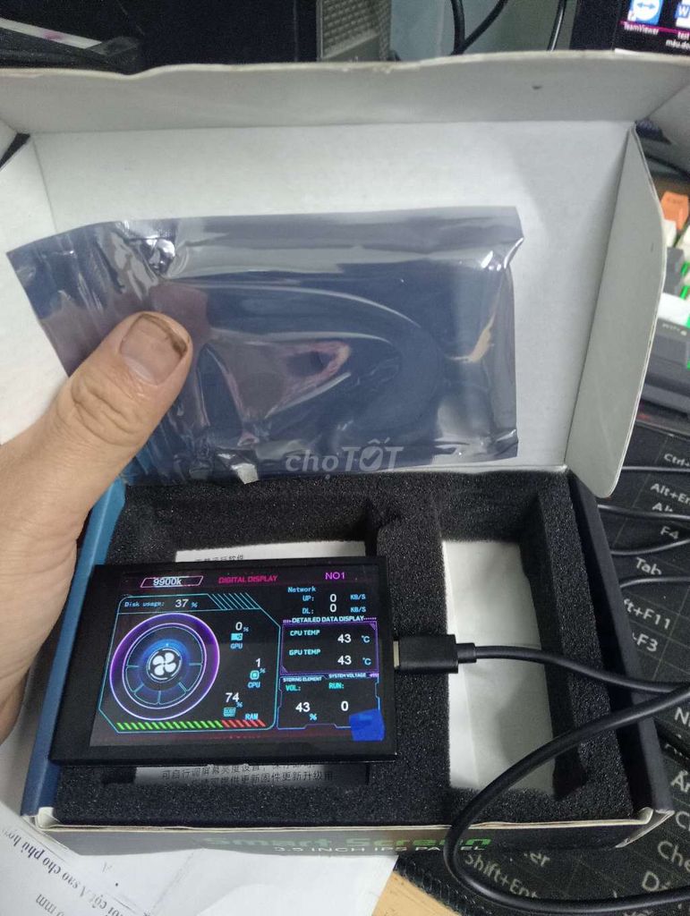 Màn hình phụ 3.5 inch Đen Mới. Mua bán Phụ kiện (Màn hình, Chuột...) tại Thành phố Biên Hòa Đồng Nai được đăng bởi  Danh Bửu Hoà  hình 1
