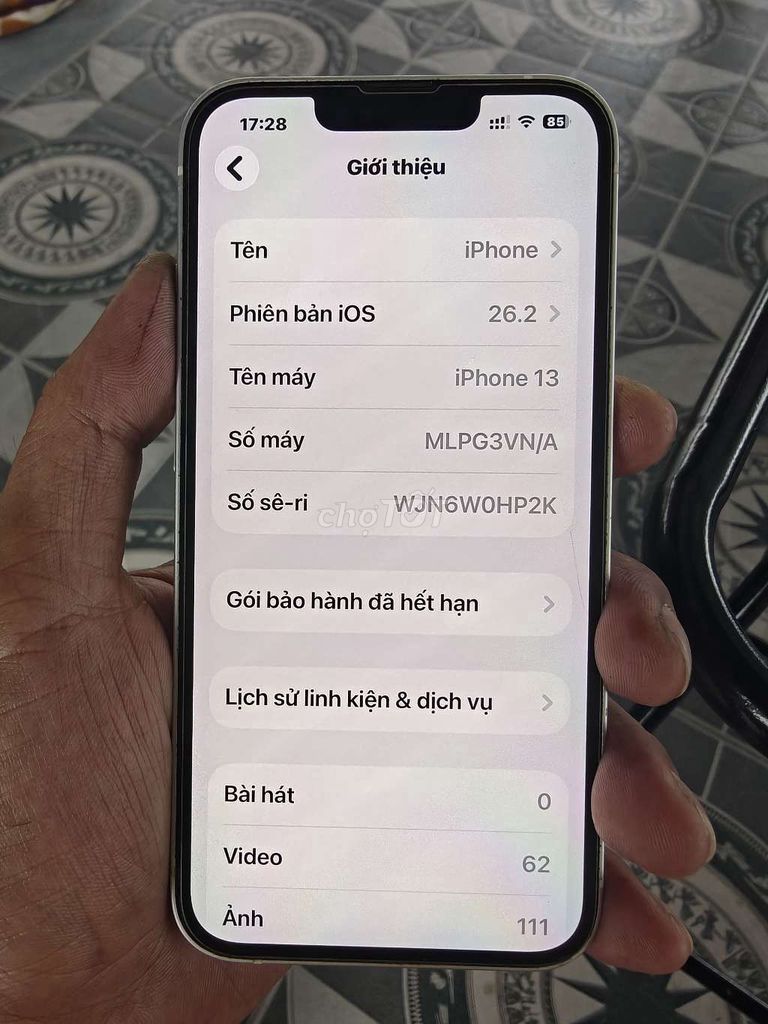 iPhone 13 128GB quốc tế vn. Mua bán Điện thoại tại Thành phố Hà Tiên Kiên Giang được đăng bởi Lam Nguyen hình 1