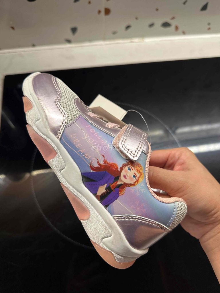 Giày chớp đèn Disney cho bé gái size 28