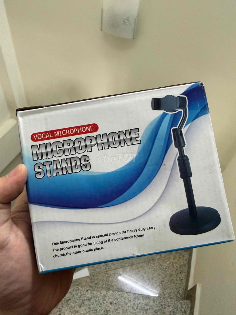 Chân đế micro Đen. Mua bán Nhạc cụ tại Quận Hoàng Mai Hà Nội được đăng bởi Mua Sắm Thông Minh hình 1