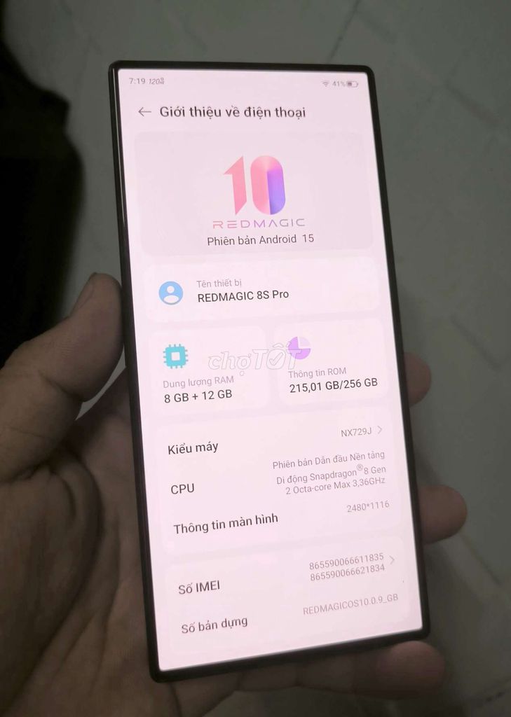 Gaming Phone Redmagic 8S Pro. Mua bán Điện thoại tại Thị xã Phú Mỹ Bà Rịa - Vũng Tàu được đăng bởi T N hình 1