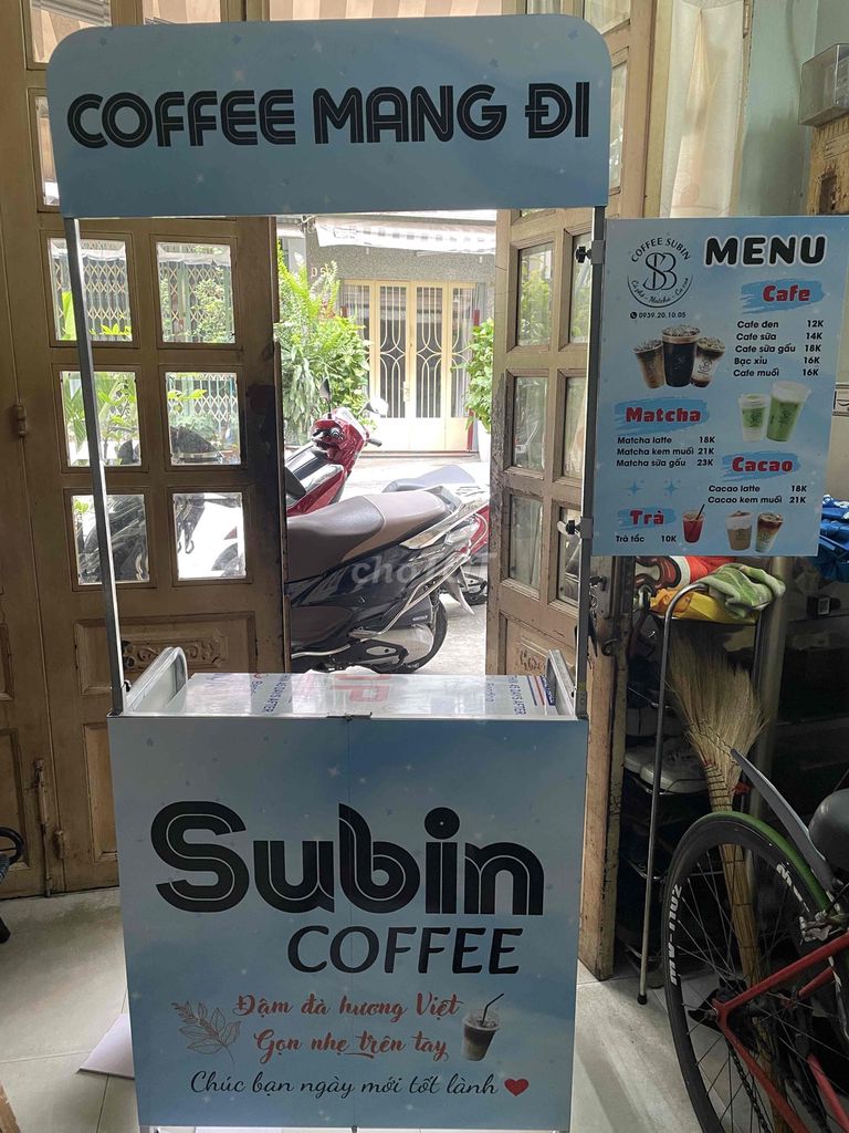 xe cà phê gấp gọn còn mới chưa sử dụng. Mua bán Phương tiện khác tại Quận 4 Tp Hồ Chí Minh được đăng bởi Trần Thụy Tuyết Mai hình 1