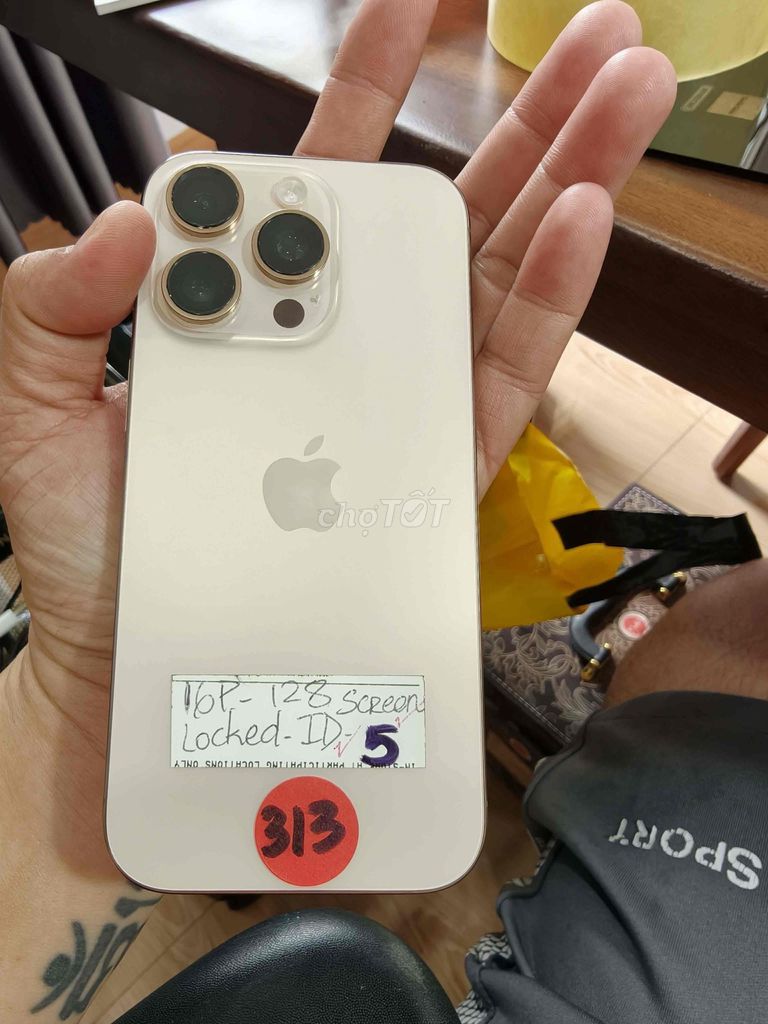 iPhone 16 Pro lock 128gb chưa cnc zin all. Mua bán Điện thoại tại Quận Bình Tân Tp Hồ Chí Minh được đăng bởi Đăng Minh hình 1