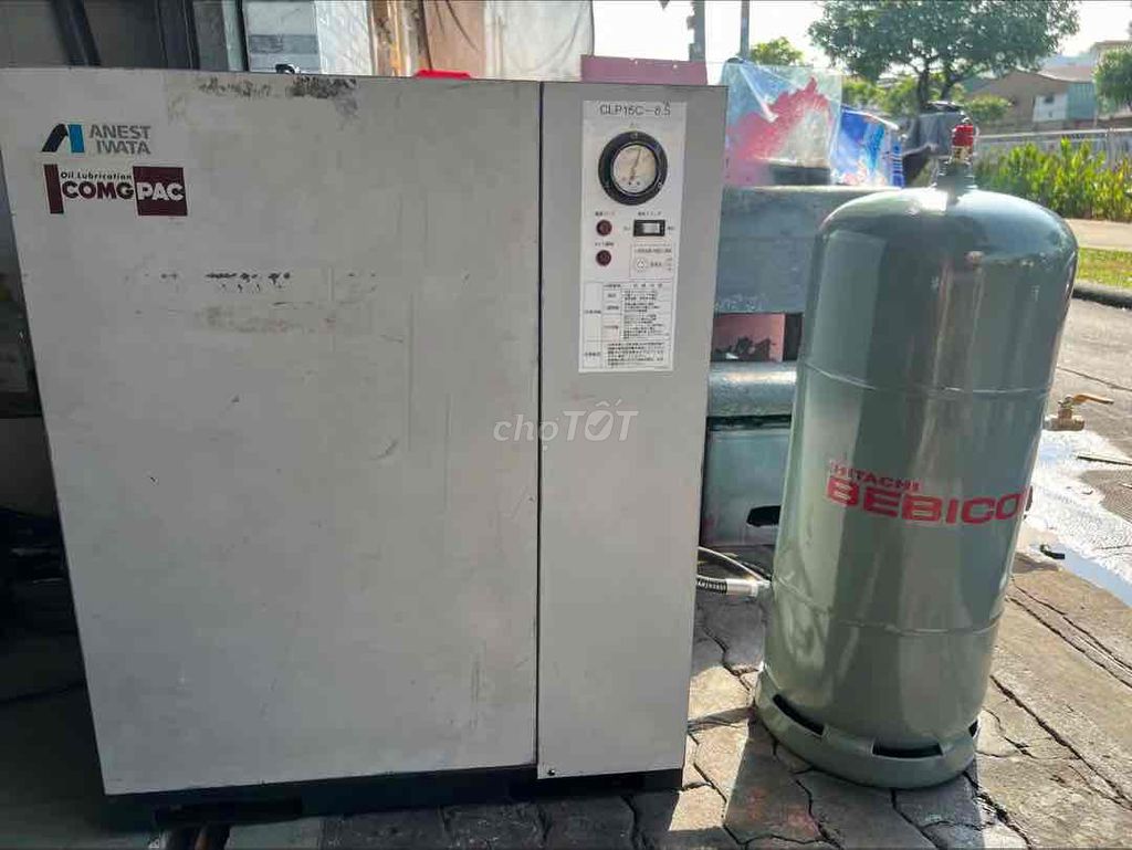 Máy nén khí Anest Iwata 2hp đã dùng. Mua bán Đồ chuyên dụng, Giống nuôi trồng tại Quận 8 Tp Hồ Chí Minh được đăng bởi Trần Hoàng Vũ hình 1