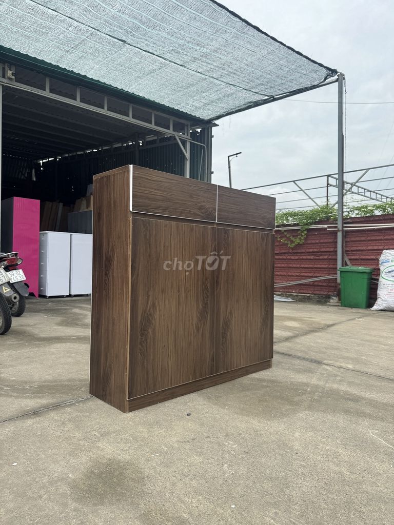 Tủ giày Nhựa Ecoplast Vân gỗ 1m2x1m2x35cm. Mua bán Tủ, kệ gia đình tại Thành phố Thủ Đức Tp Hồ Chí Minh được đăng bởi Nội Thất Quang Hùng hình 1