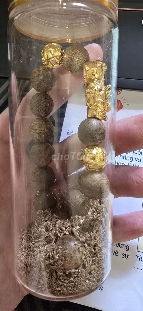 Vòng trầm hương Banh đỏ cam Trầm vàng. Mua bán Phụ kiện thời trang khác tại Thành phố Thuận An Bình Dương được đăng bởi 日中 hình 1