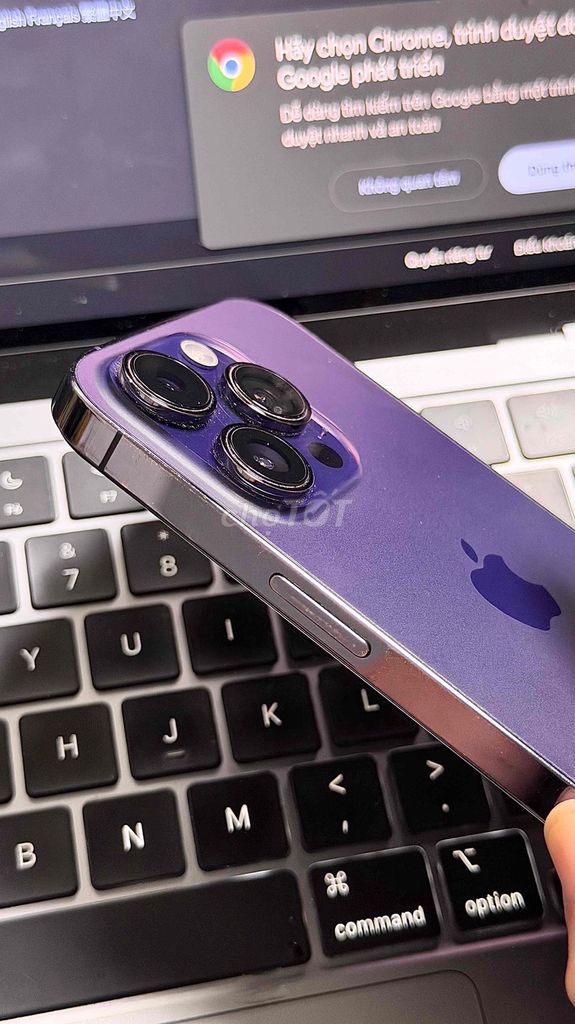 iPhone 14 Pro 128GB Tím Đã sử dụng. Mua bán Điện thoại tại Quận Ninh Kiều Cần Thơ được đăng bởi Vy Vy hình 1