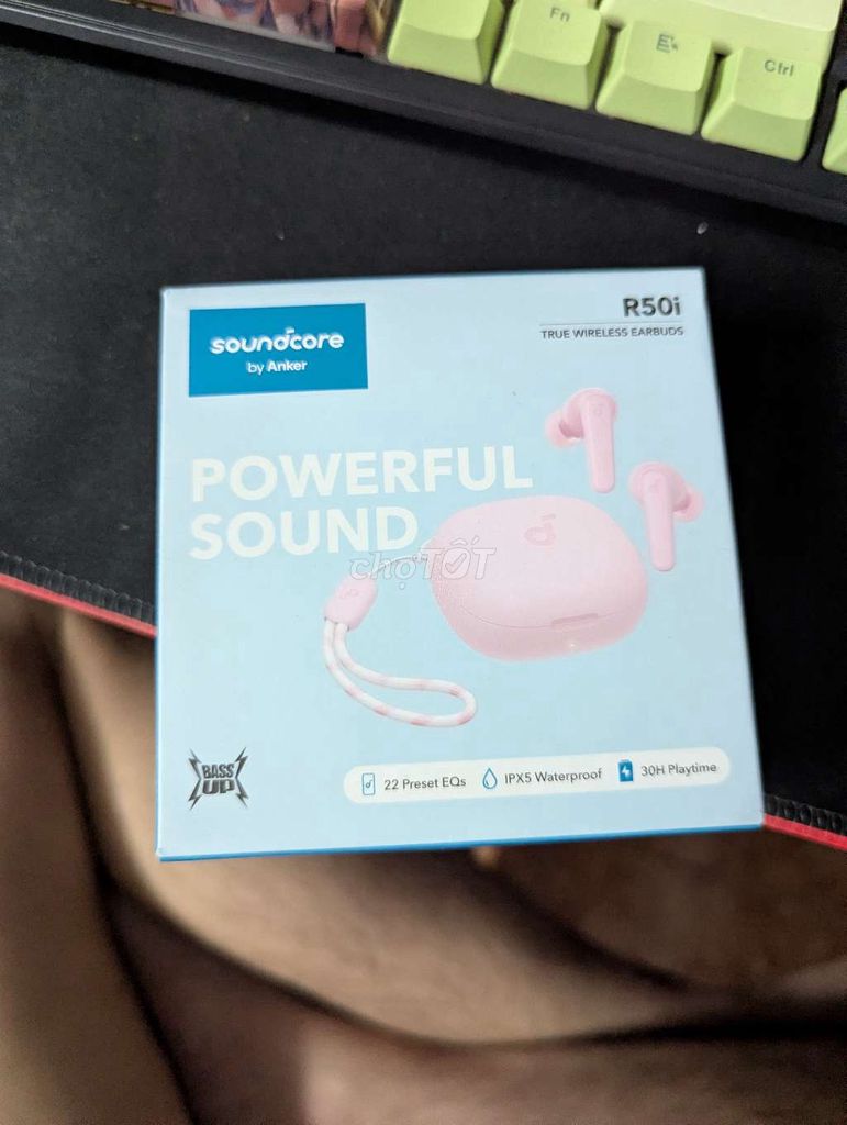 Tai nghe Soundcore R50i Hồng. Mua bán Tivi, Âm thanh tại Quận Cầu Giấy Hà Nội được đăng bởi Trương Vinh hình 1